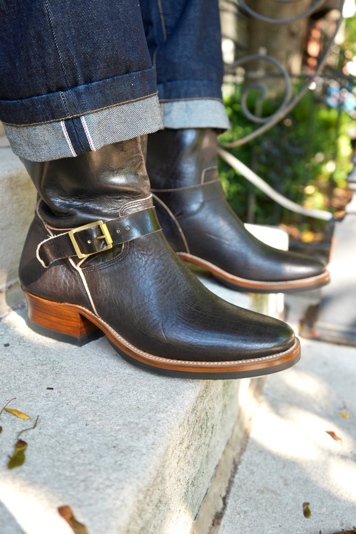 Unmarked Engineer Boots Holanda Black