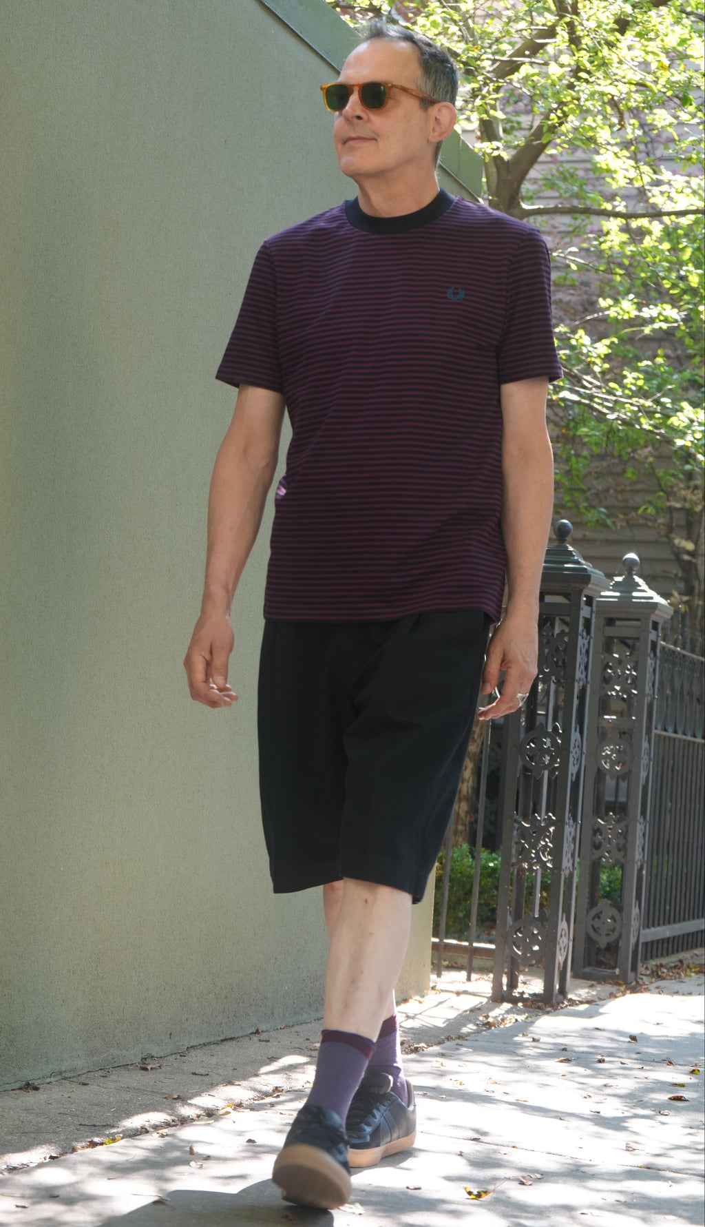 Fred Perry Fine Stripe Heavyweight T-Shirt