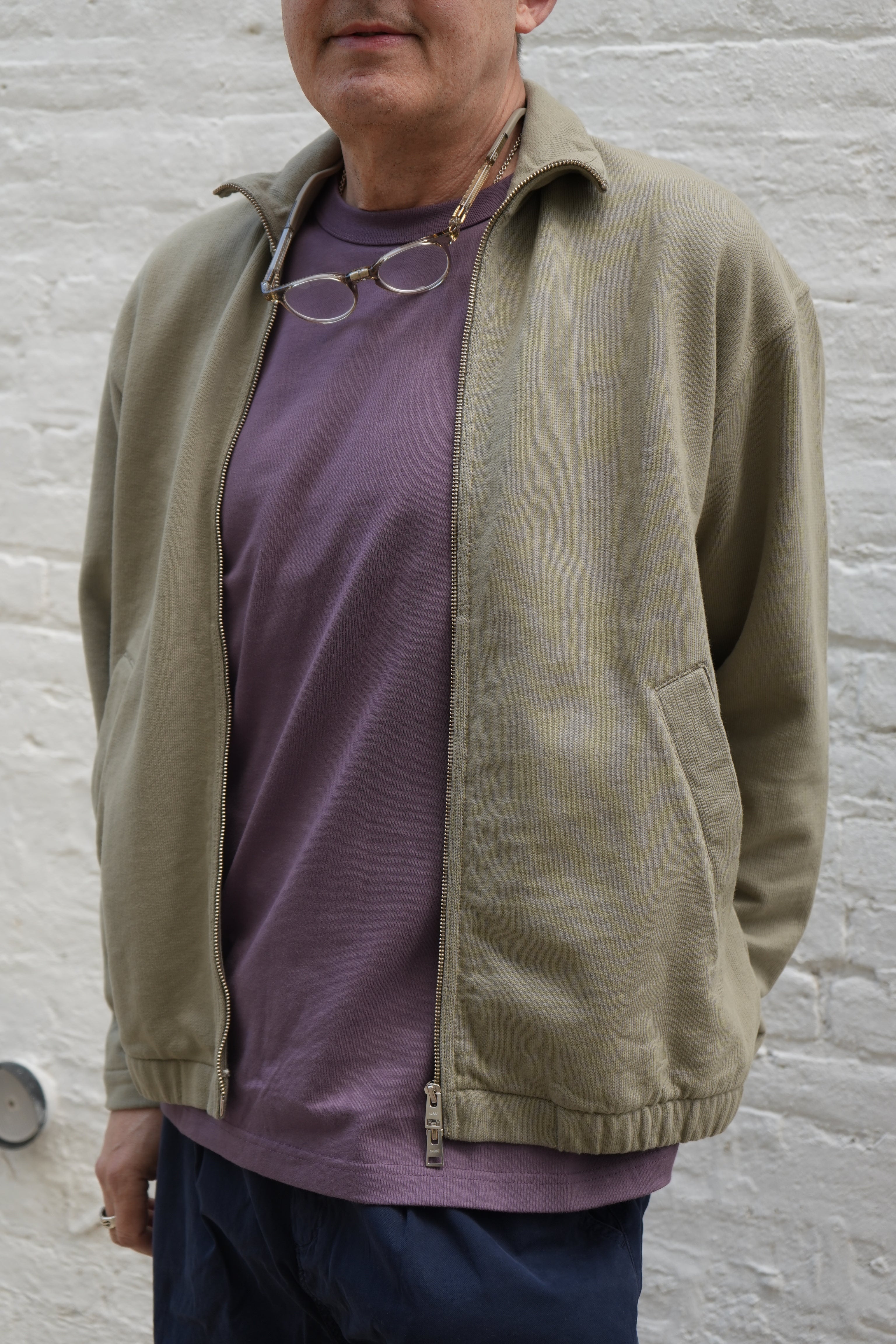 Norse Projects Hornidal Relaxed Organic Loopback Track Jacket