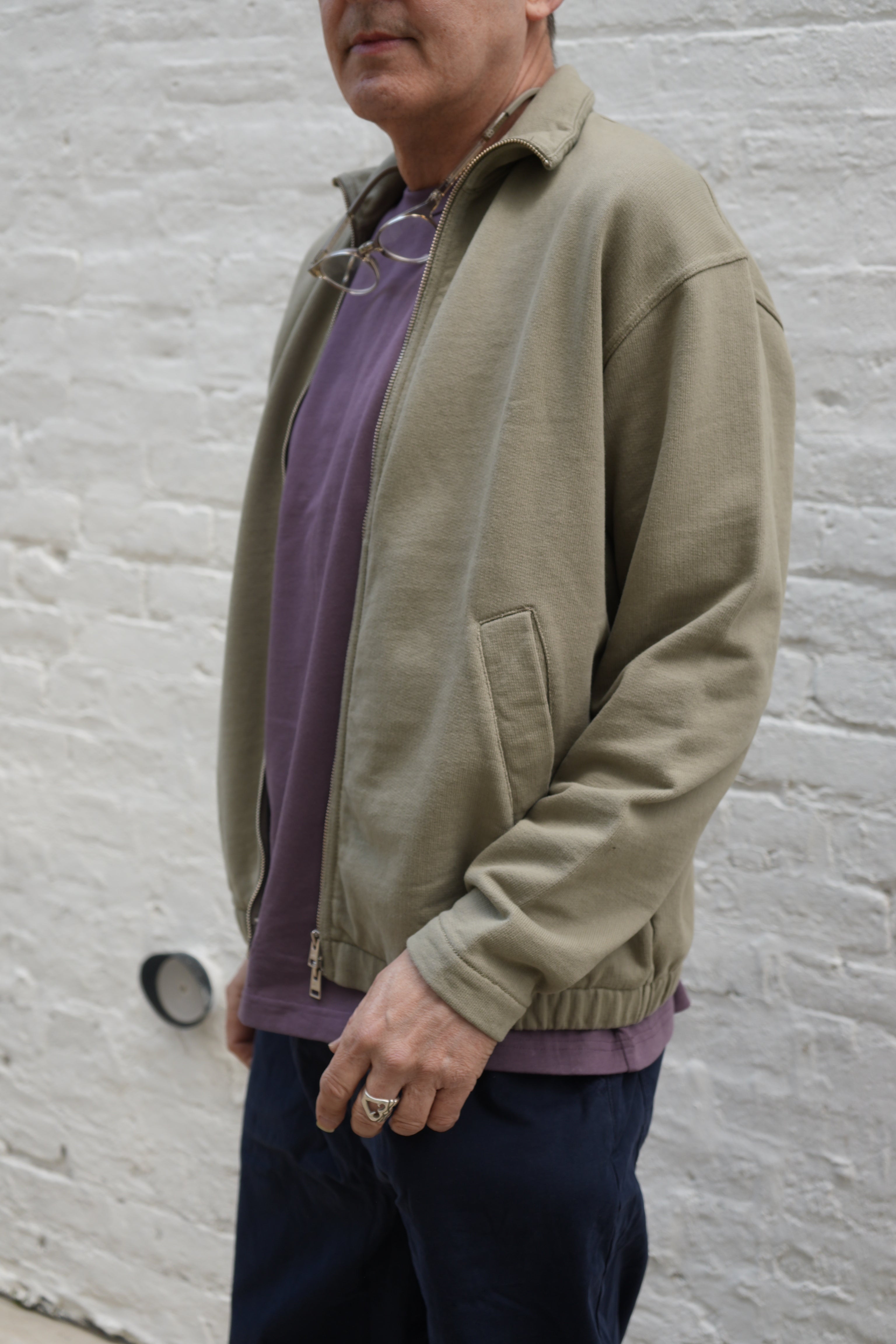 Norse Projects Hornidal Relaxed Organic Loopback Track Jacket
