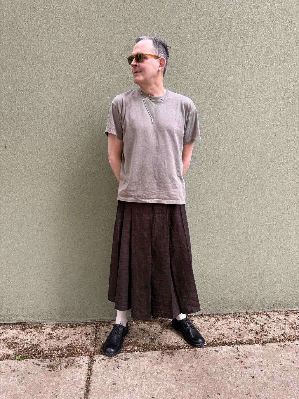 Jack Sivan Pleated Wrap Skirt