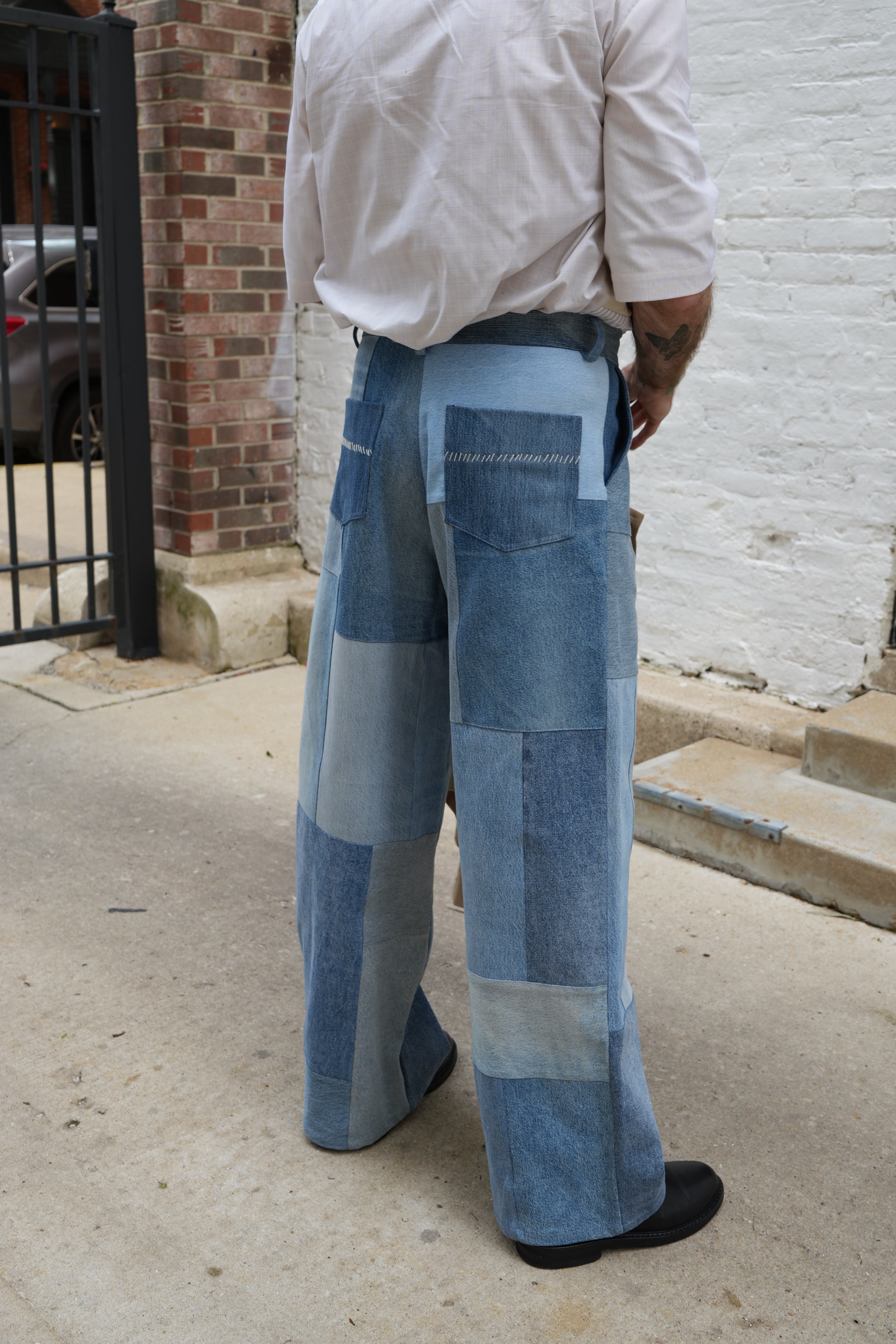 Hul le Kes Pollock Patchwork Trousers