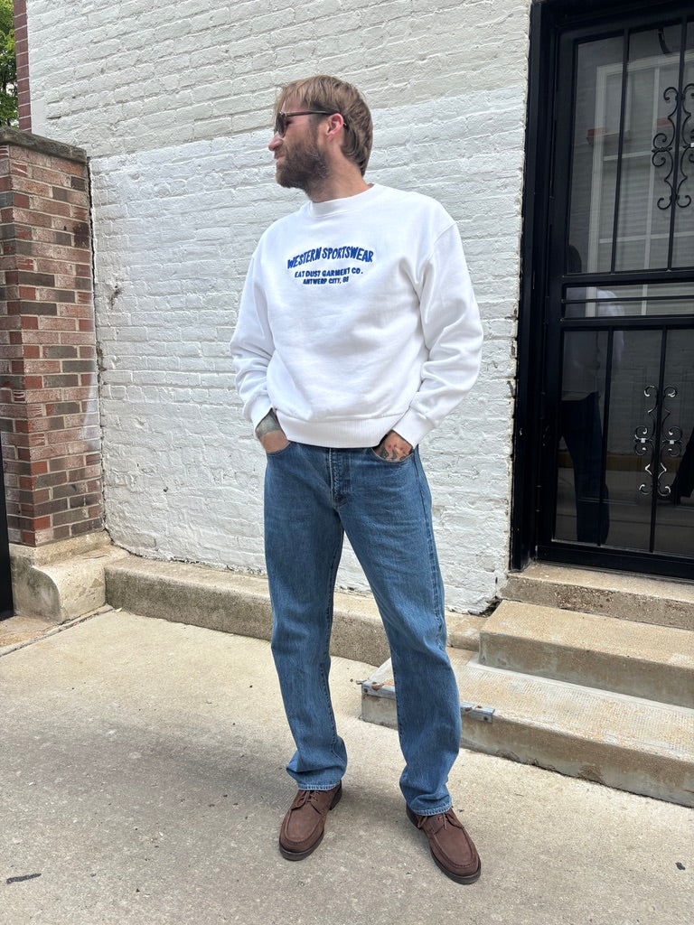 Hand Room Wide Fit 5 Pocket Jeans