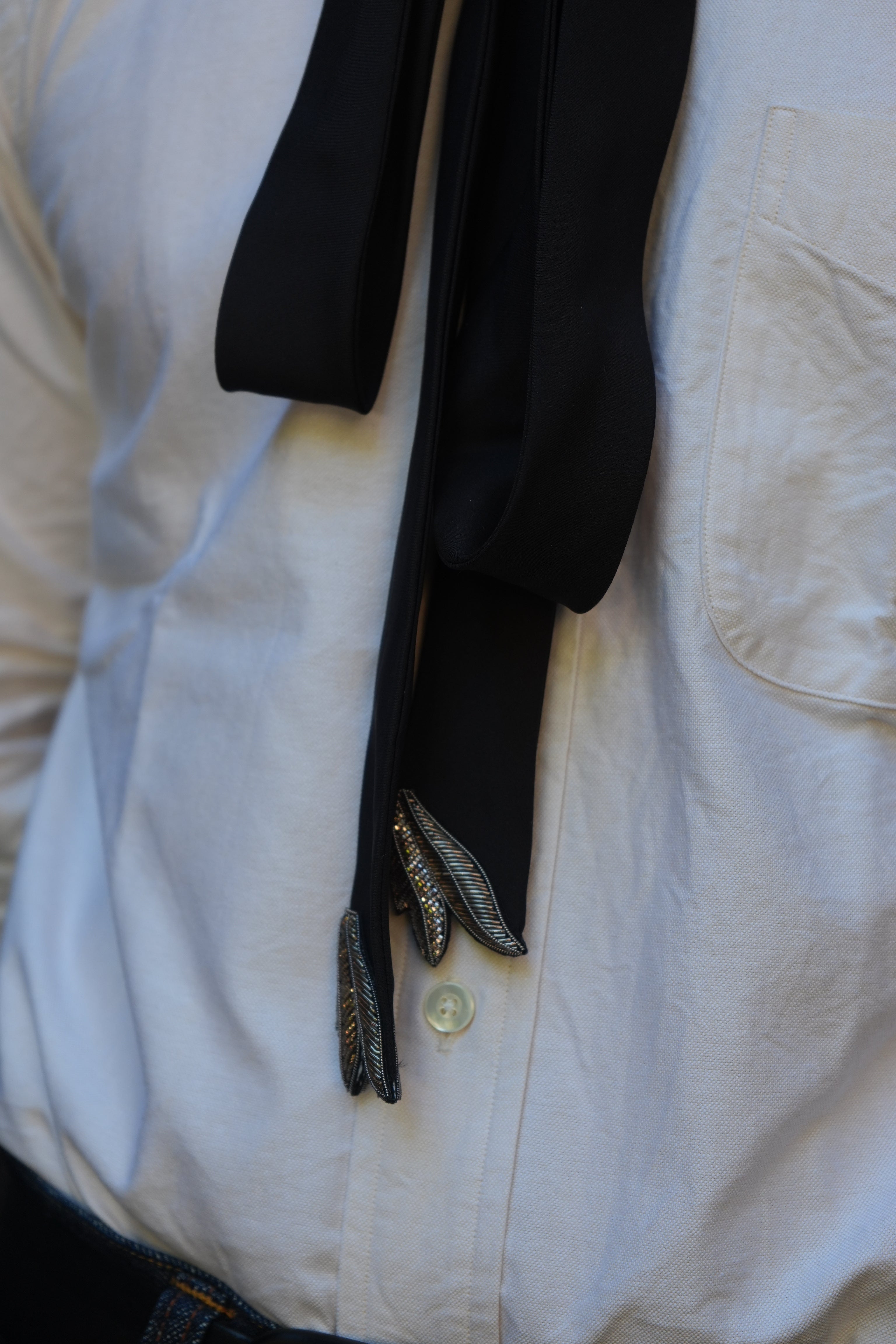 Mani Del Sud Men's Long Bow Tie