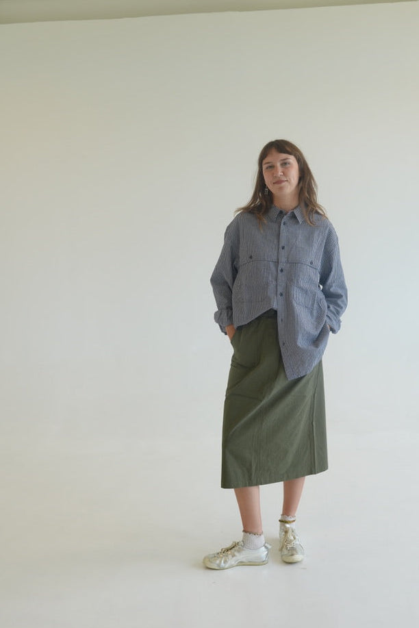 Kappy Cotton Fatigue Skirt