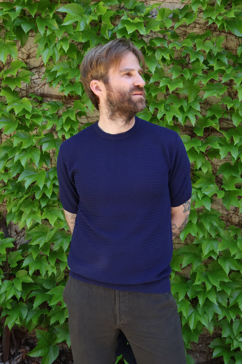 Gallia Short Sleeve Knit Sweater "Carroll"