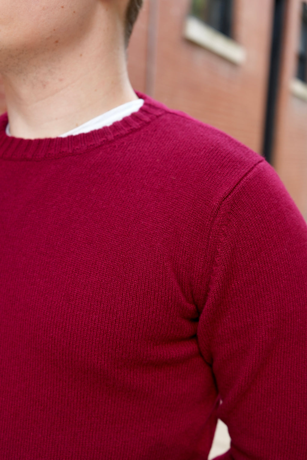 Mooncastle 7G Cashmere Silk Wool Crewneck Sweater
