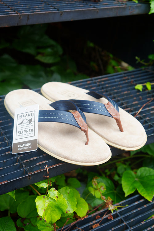 Island Slipper Leather + Suede