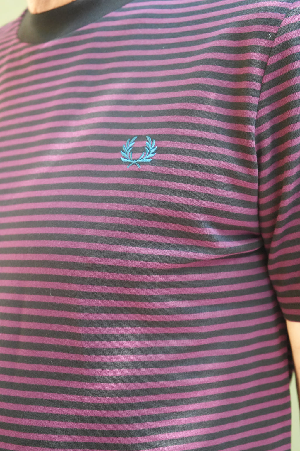 Fred Perry Fine Stripe Heavyweight T-Shirt
