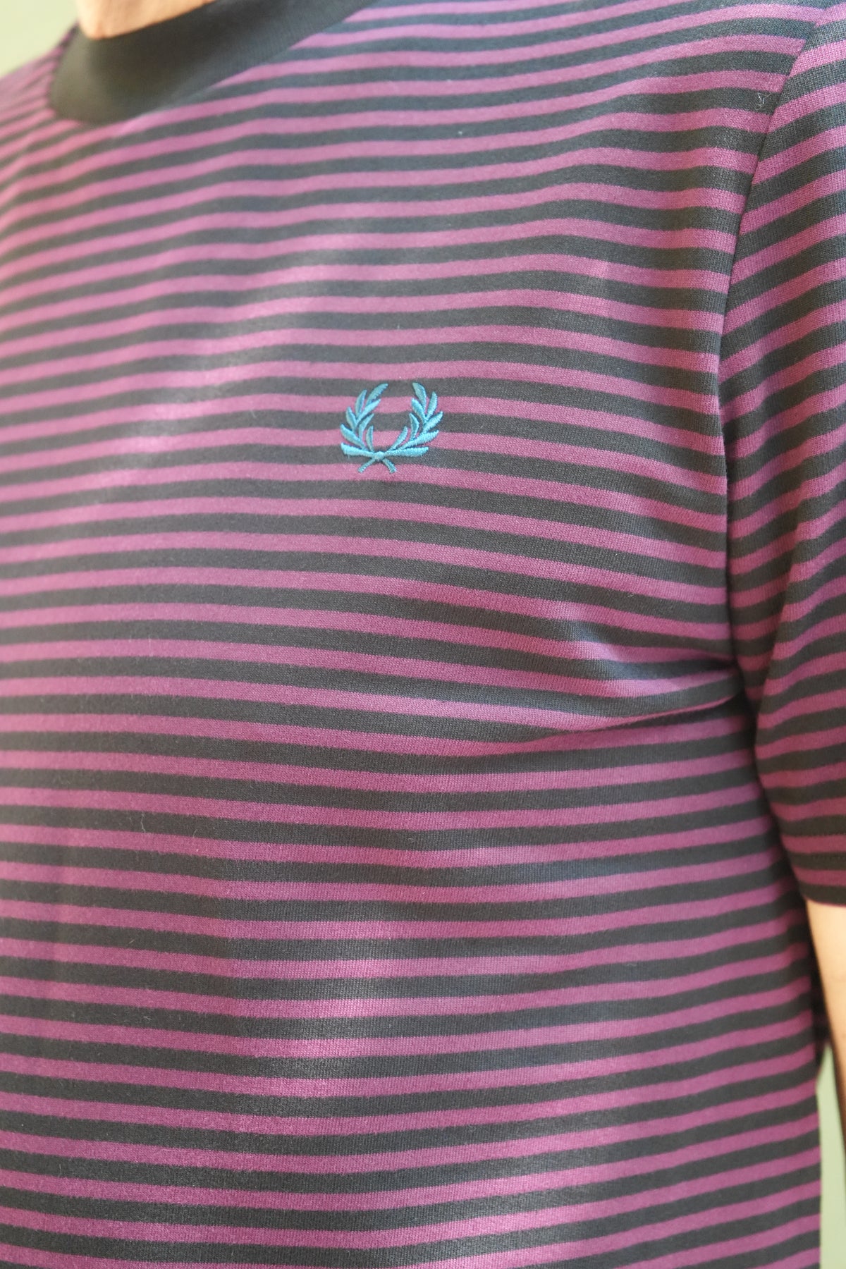 Fred Perry Fine Stripe Heavyweight T-Shirt