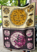 Indigofera The Fifth Sun Wool Blanket