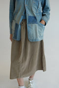 Kappy Corduroy Flare Skirt