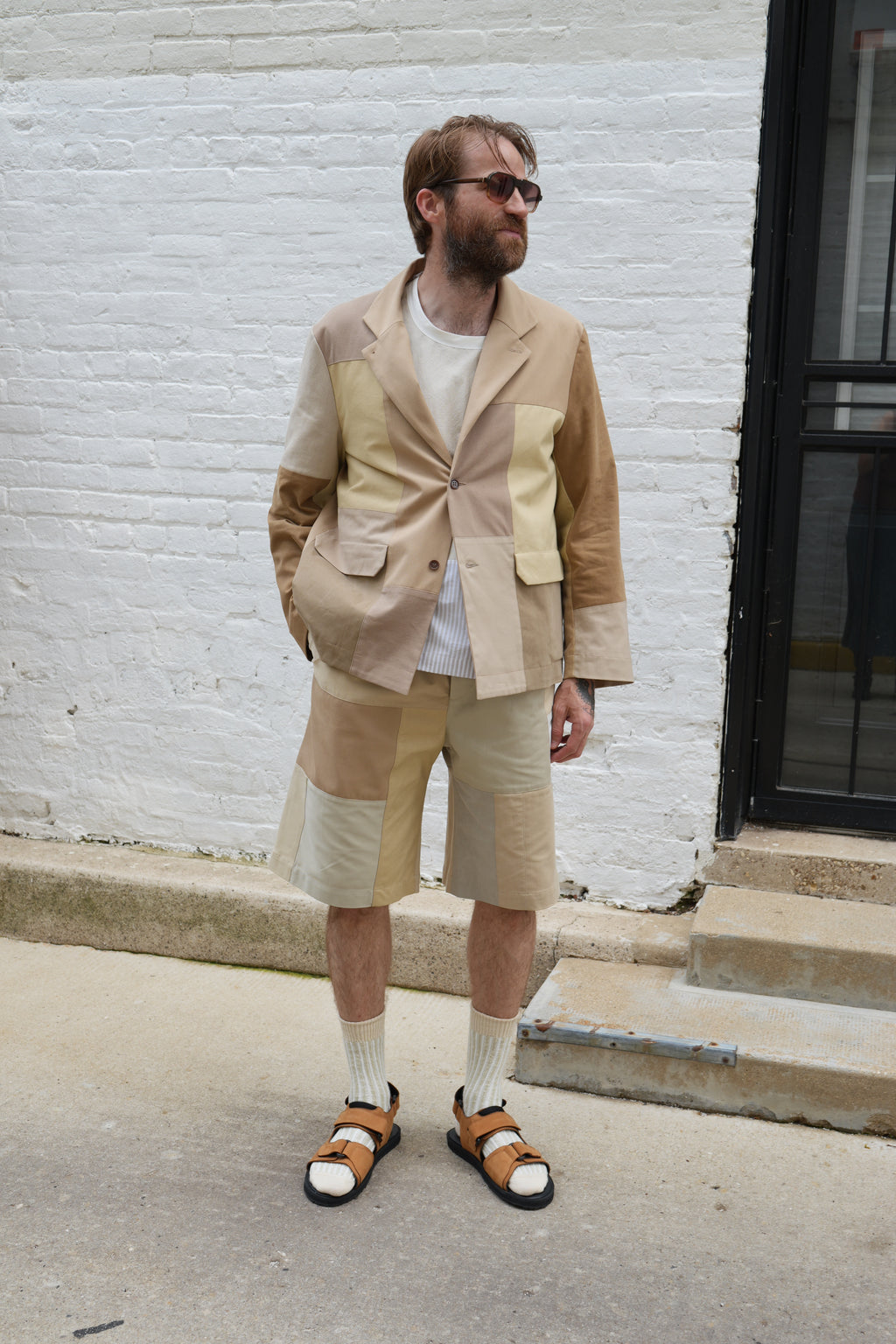 Hul le Kes Pollock Patchwork Shorts