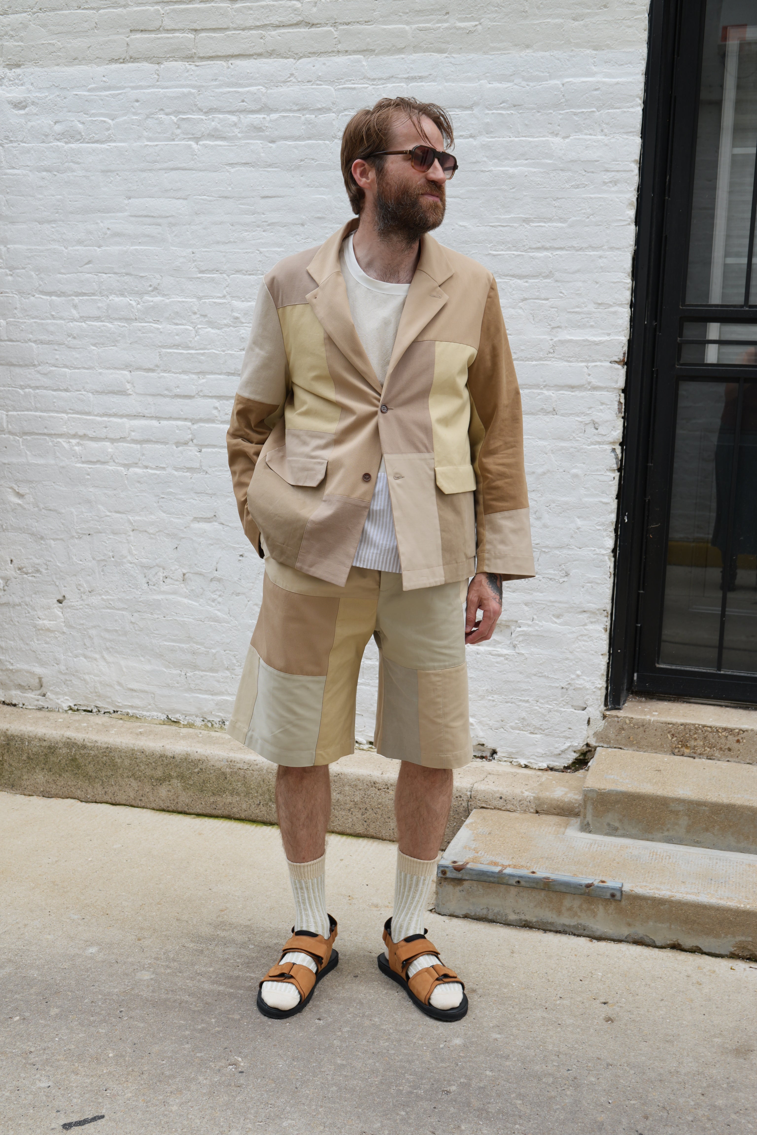 Hul le Kes Pollock Patchwork Shorts