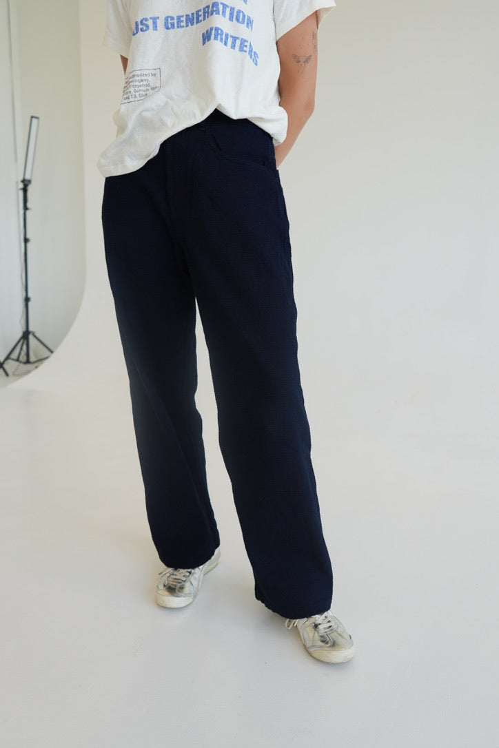 Hansen Robby Wide Cut Denim Jean Trousers