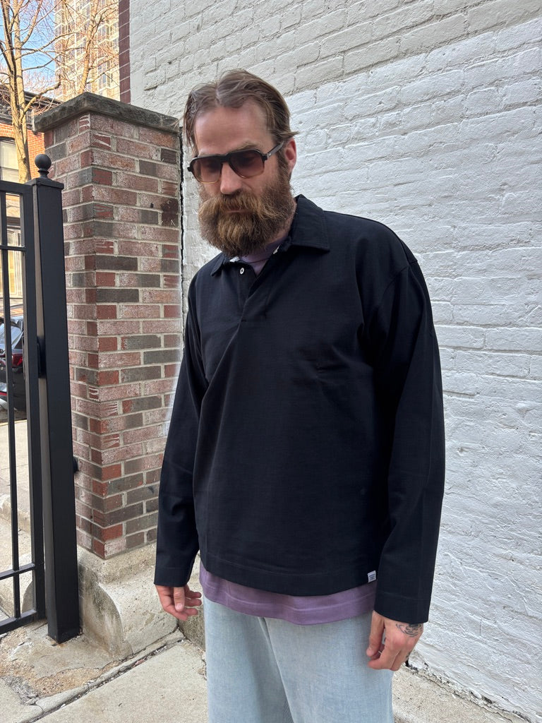 Norse Projects Isefjord Compact Cotton LS Polo