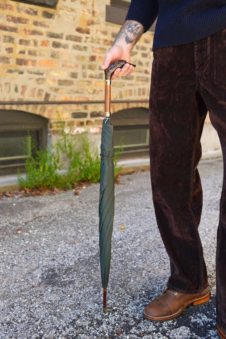 Fox Umbrellas GT19 Brown Greyhound Head Umbrella