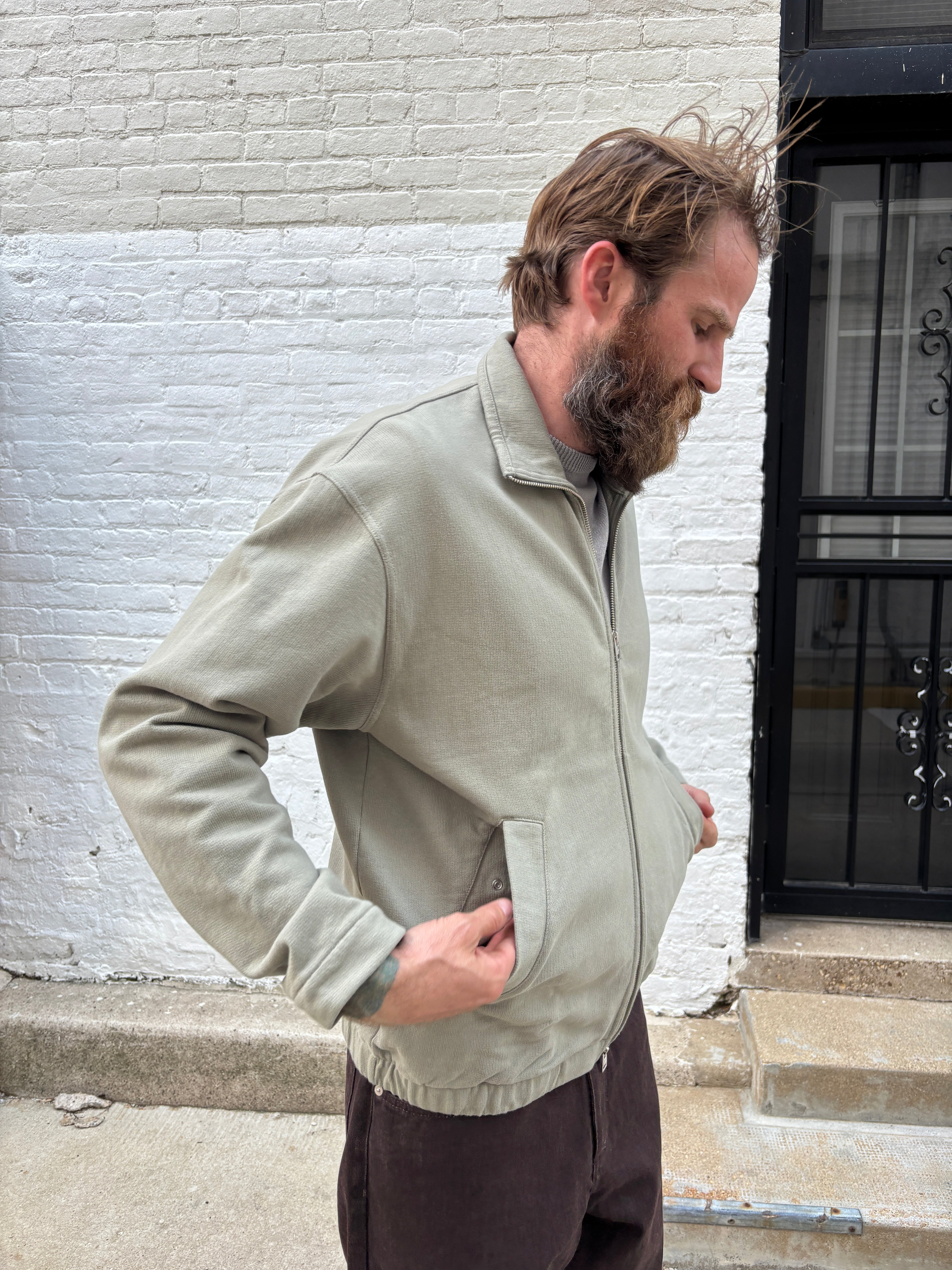 Norse Projects Hornidal Relaxed Organic Loopback Track Jacket