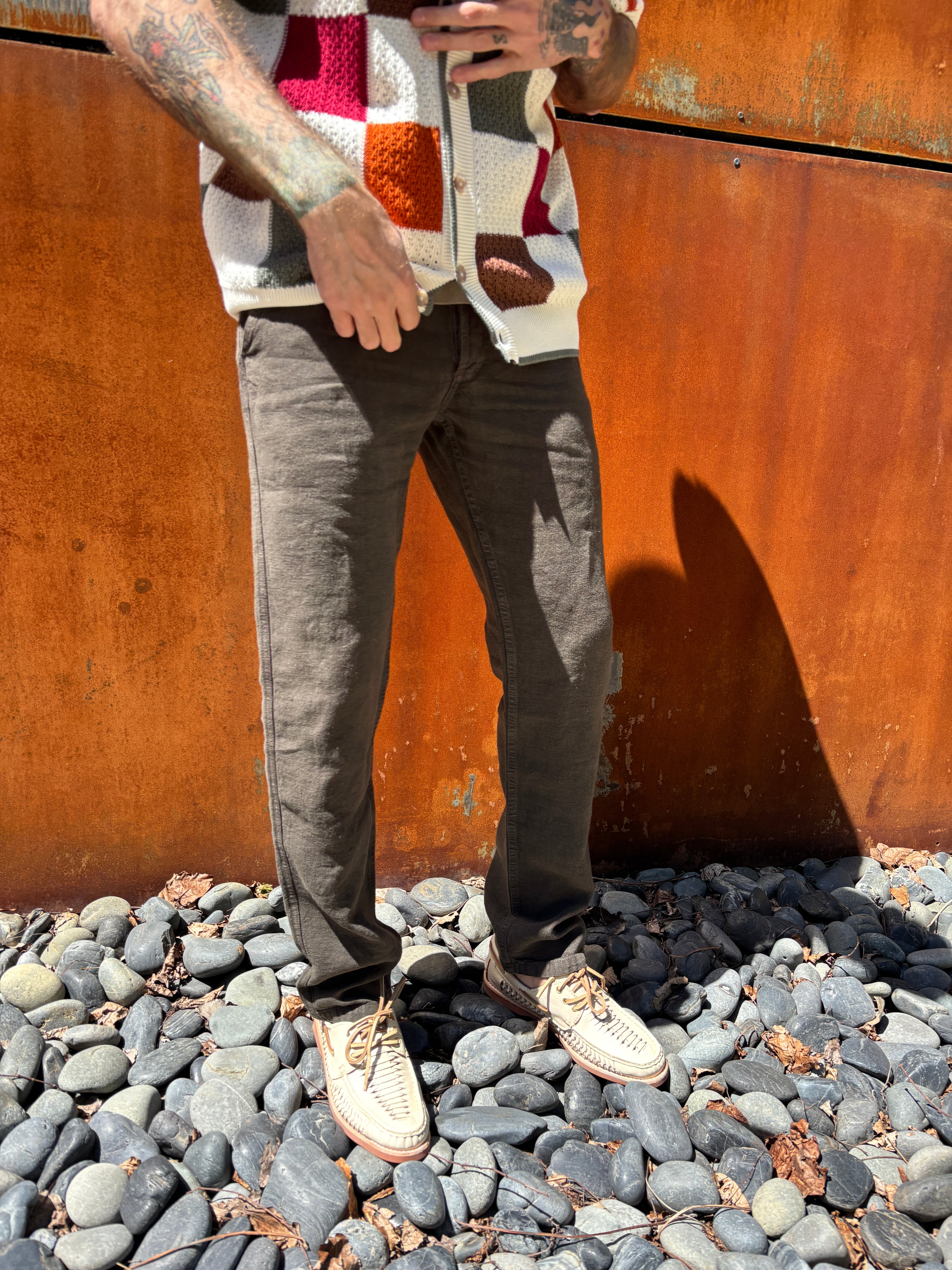 Vetra Heavy Linen Weaved Trousers