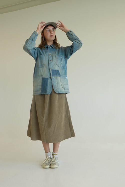 Kappy Corduroy Flare Skirt