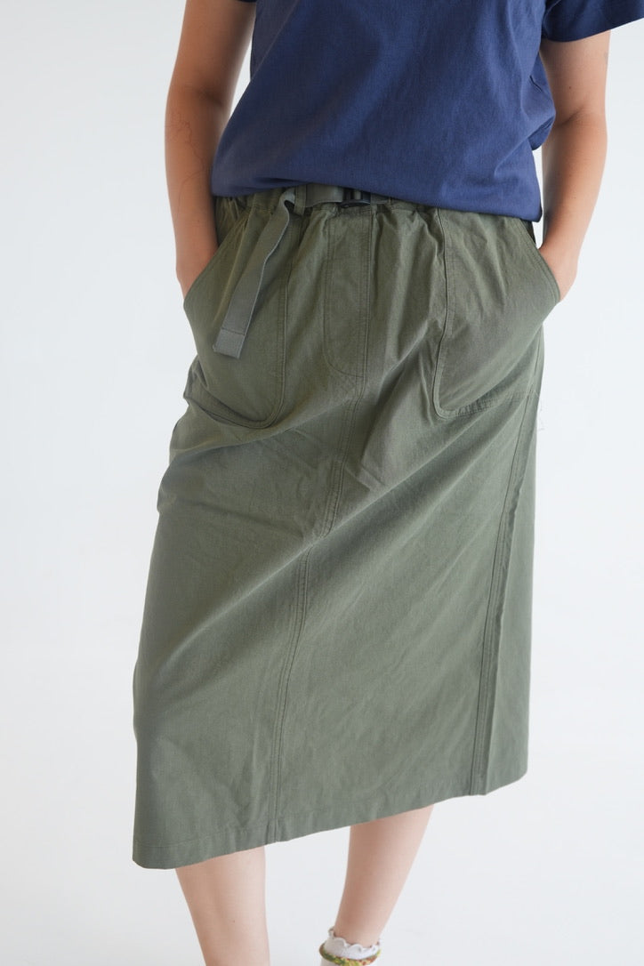 Kappy Cotton Fatigue Skirt
