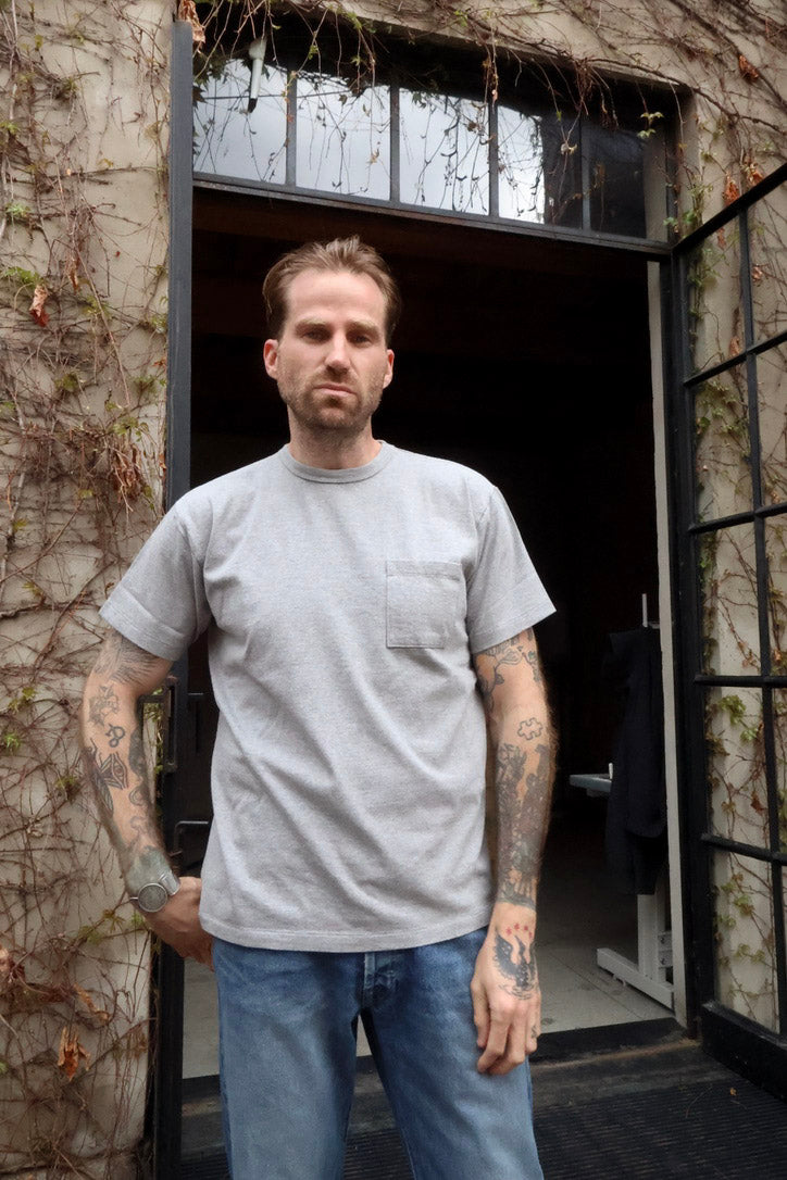 Allevol Heavy Duty Crew Neck Square Pocket T-Shirt