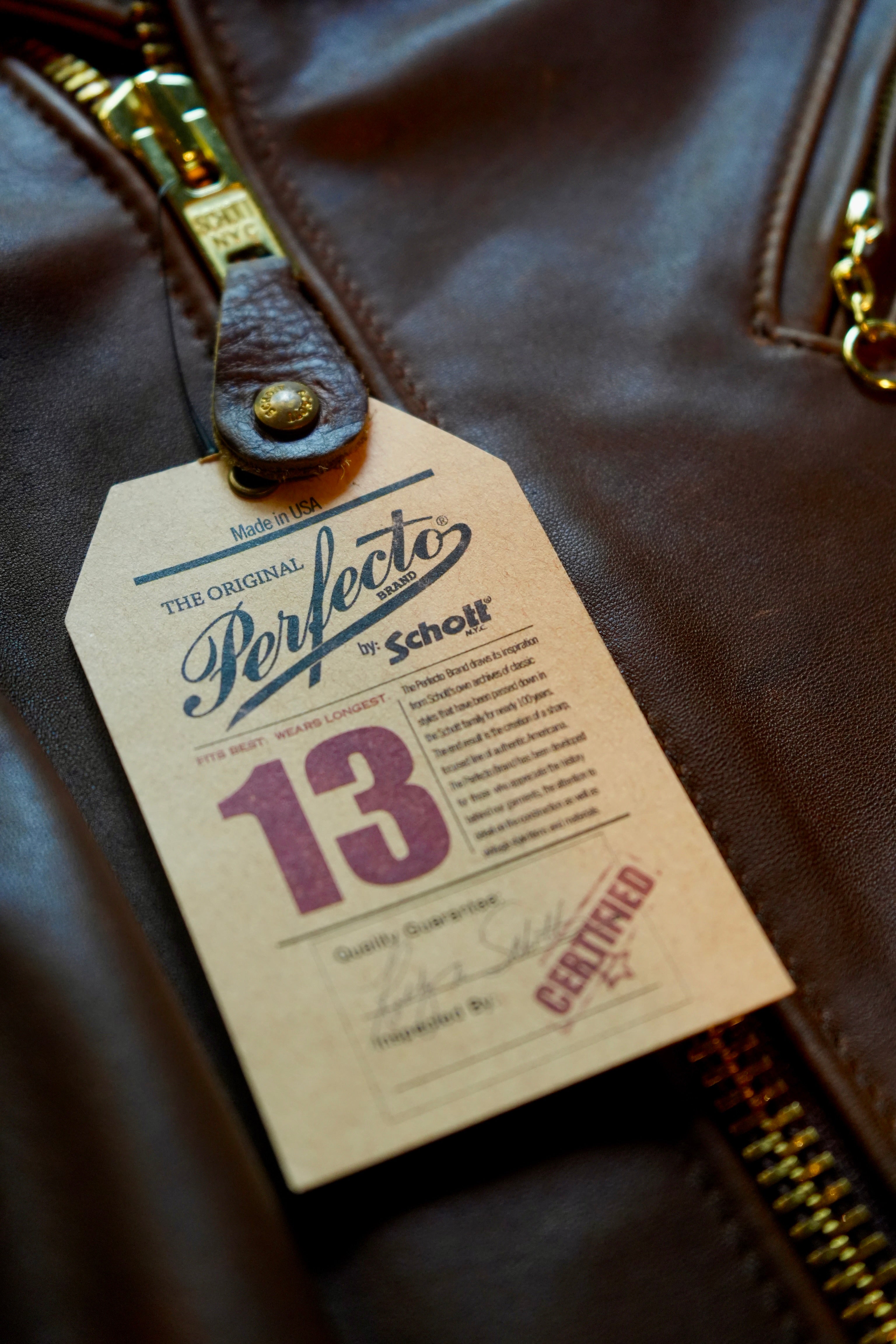 Schott NYC P656H Horween Horsehide Jacket