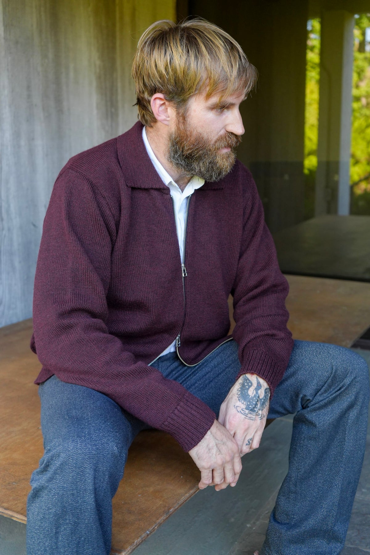 Hansen Dylan Zipper Cardigan
