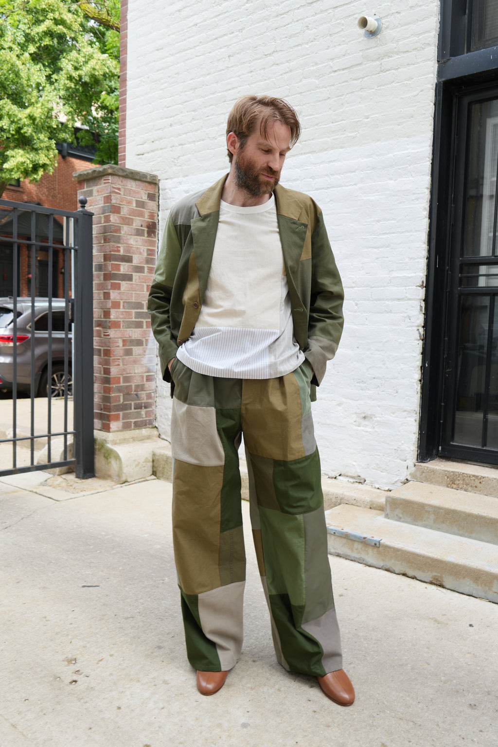 Hul le Kes Pollock Patchwork Trousers