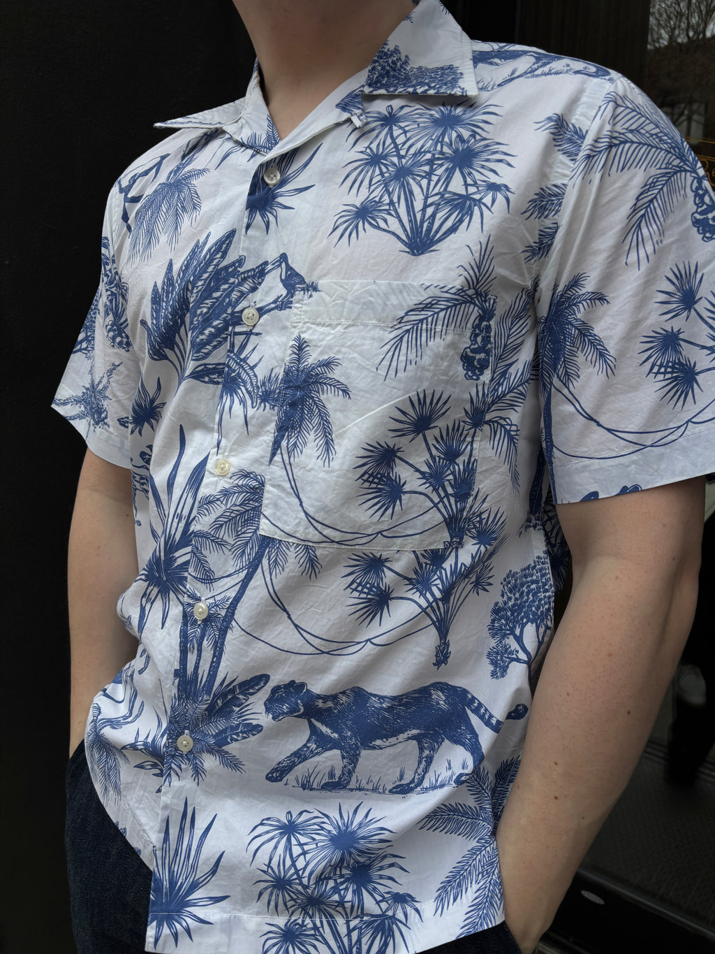 Universal Works Jungle Toile Camp Shirt