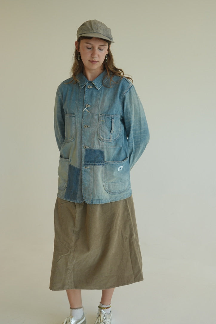Kappy Corduroy Flare Skirt