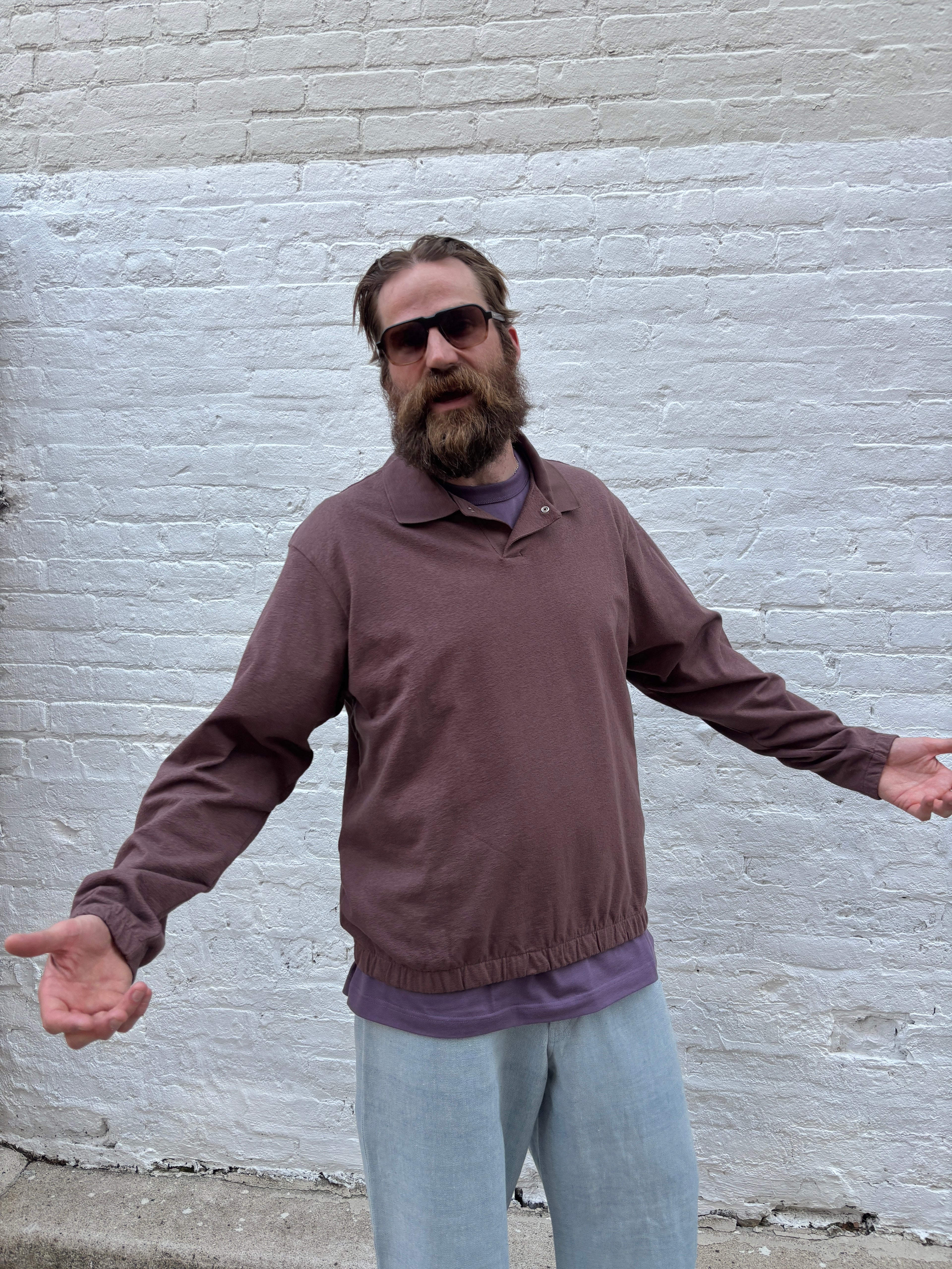 Norse Projects Sylane Relaxed Light Pile Jersey Polo