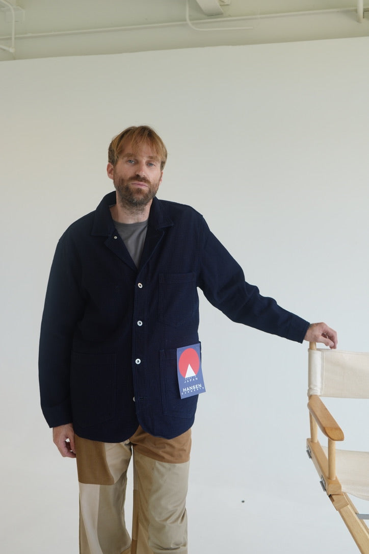 Hansen "Gary" Indigo Workwear Blazer