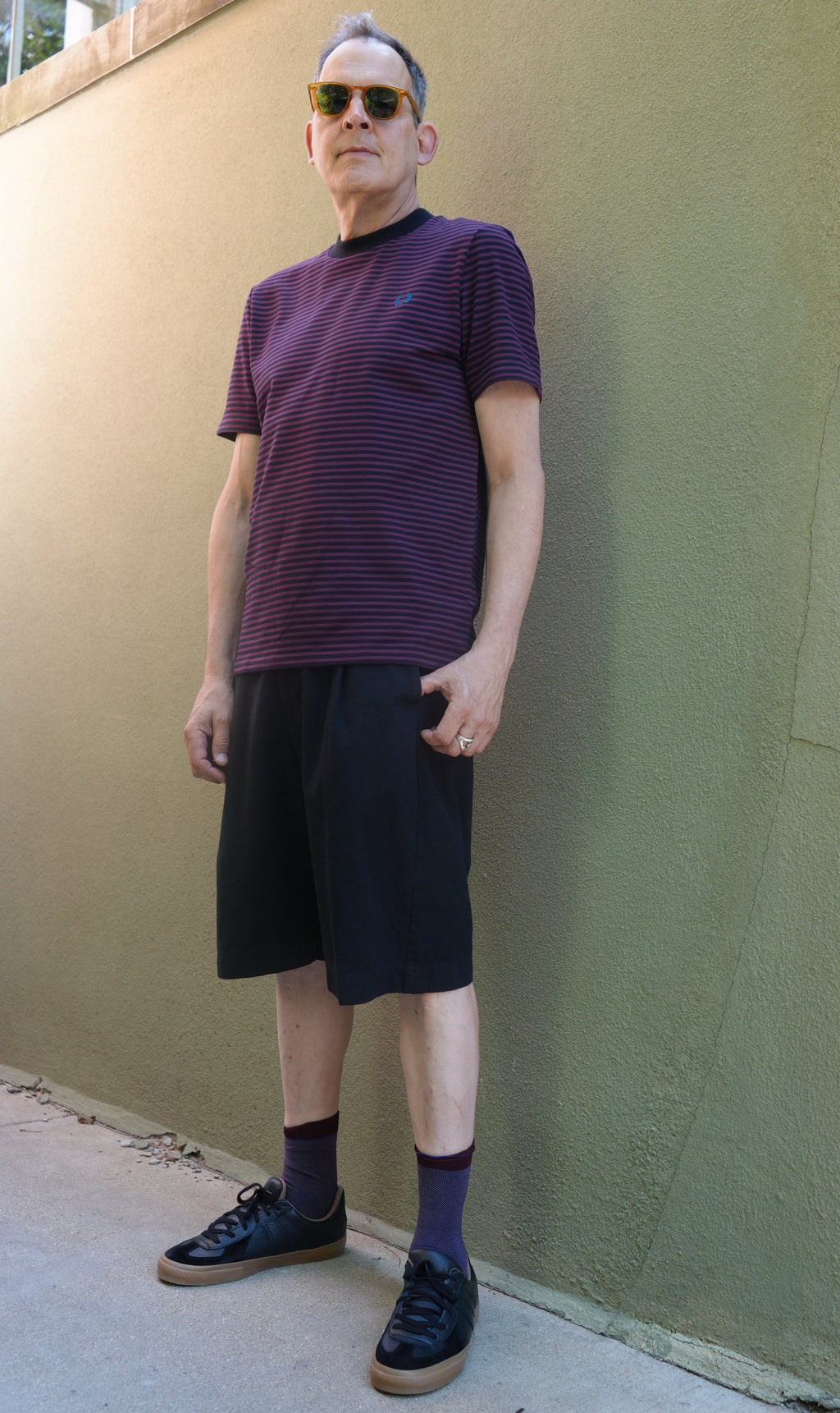 Fred Perry Fine Stripe Heavyweight T-Shirt
