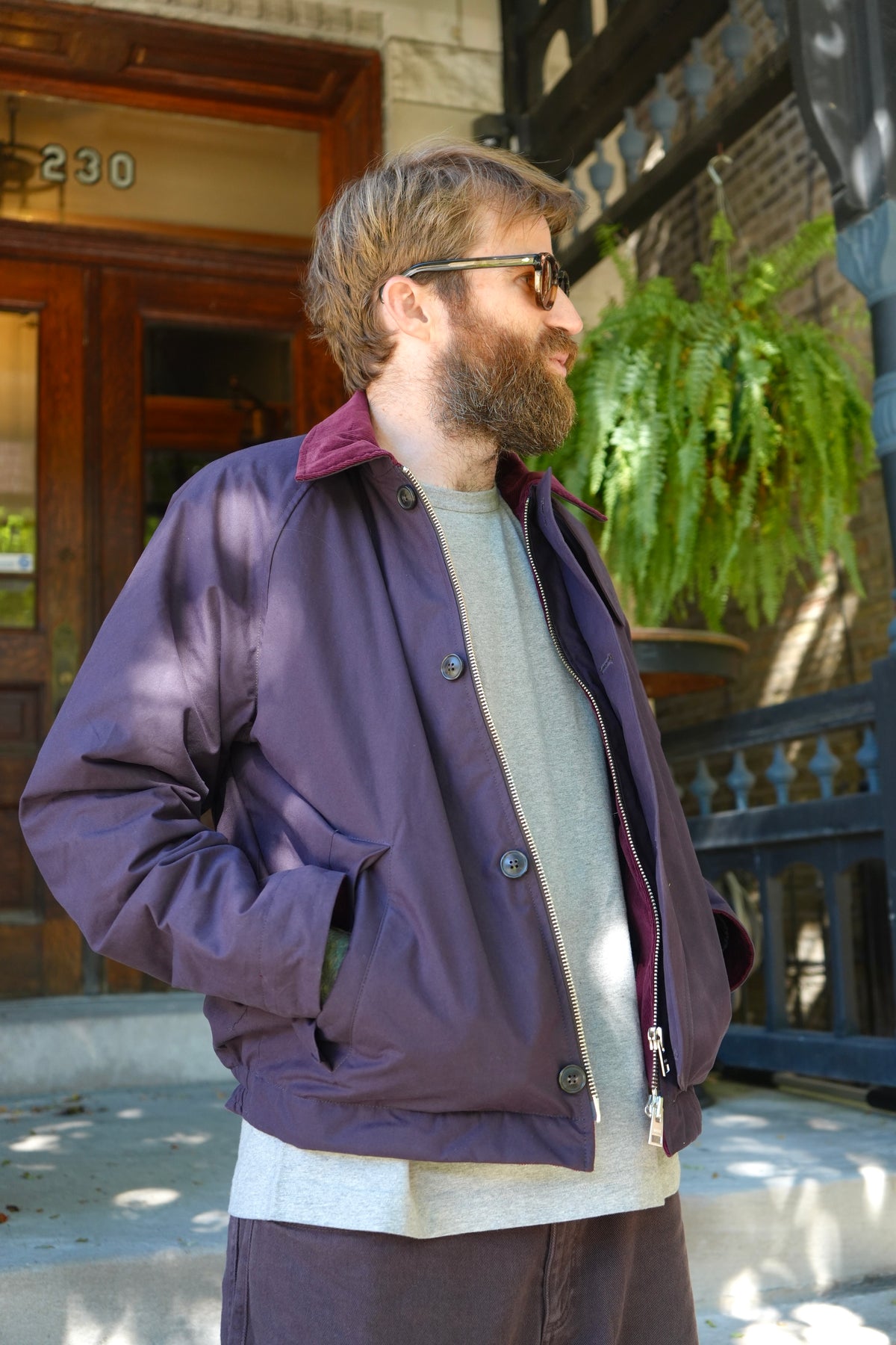 Norse Projects Holman Wax Raglan Insuated Jacket