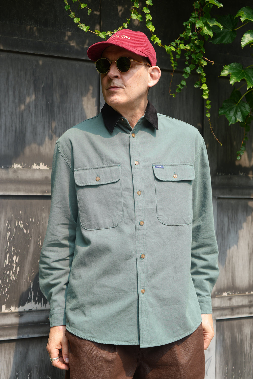 Kappy Canvas Work Shirt Jacket