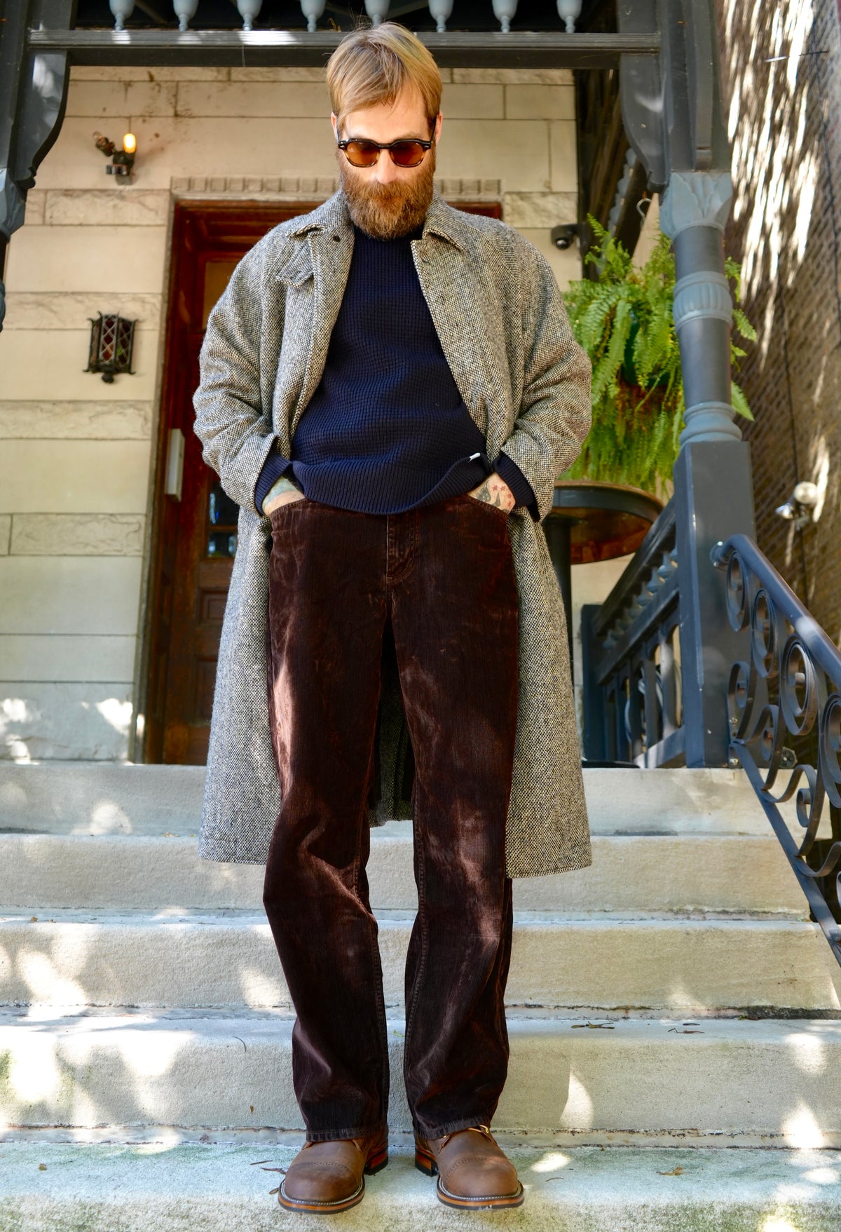 Norse Projects Reilstad Donegal Wool Balmacaan Raglan Coat