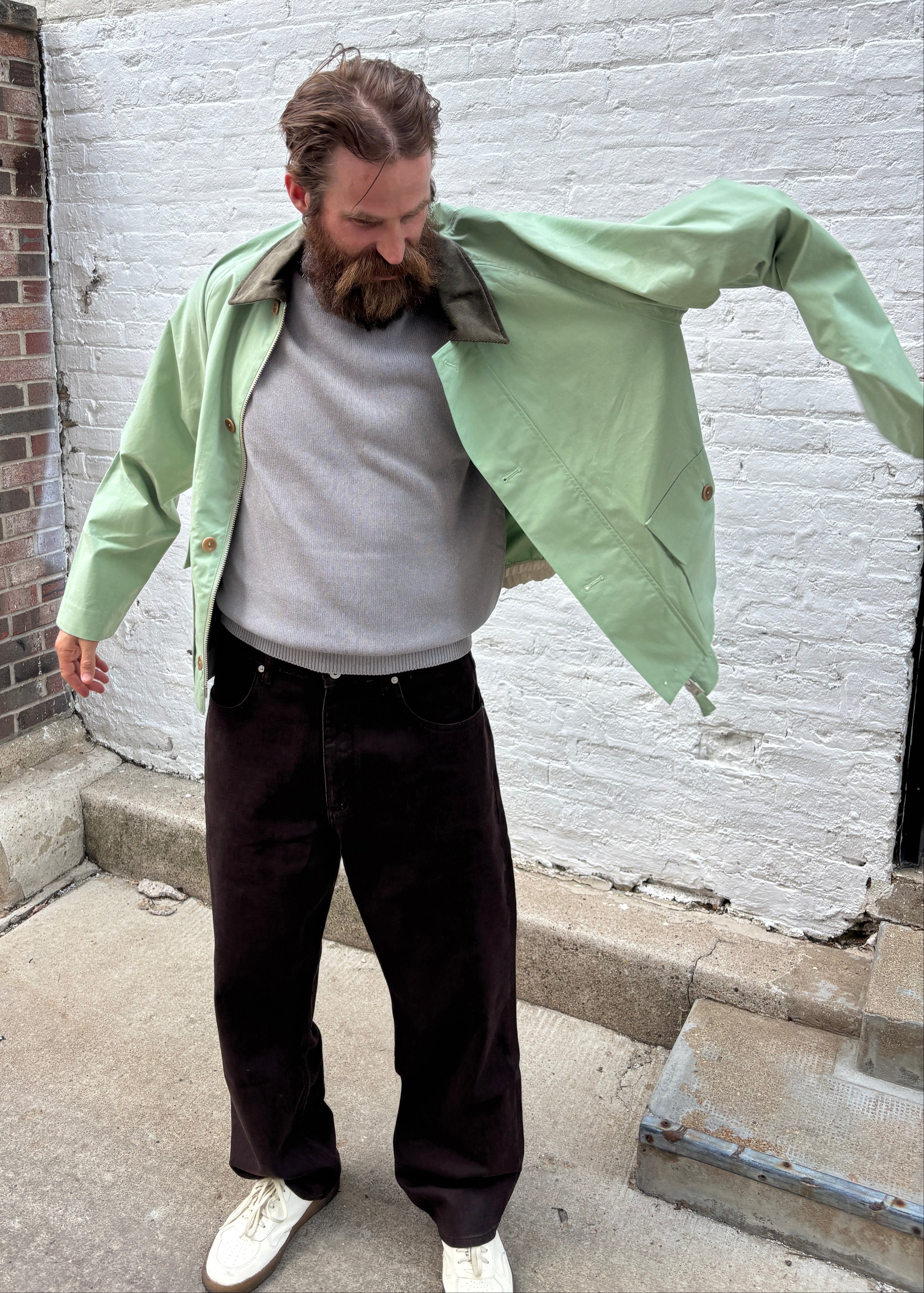 Norse Projects Holman Wax Raglan Light Jacket