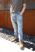 C.O.F. M5 Relaxed Tapered 13oz Kuroki Selvedge Worn Down Denim