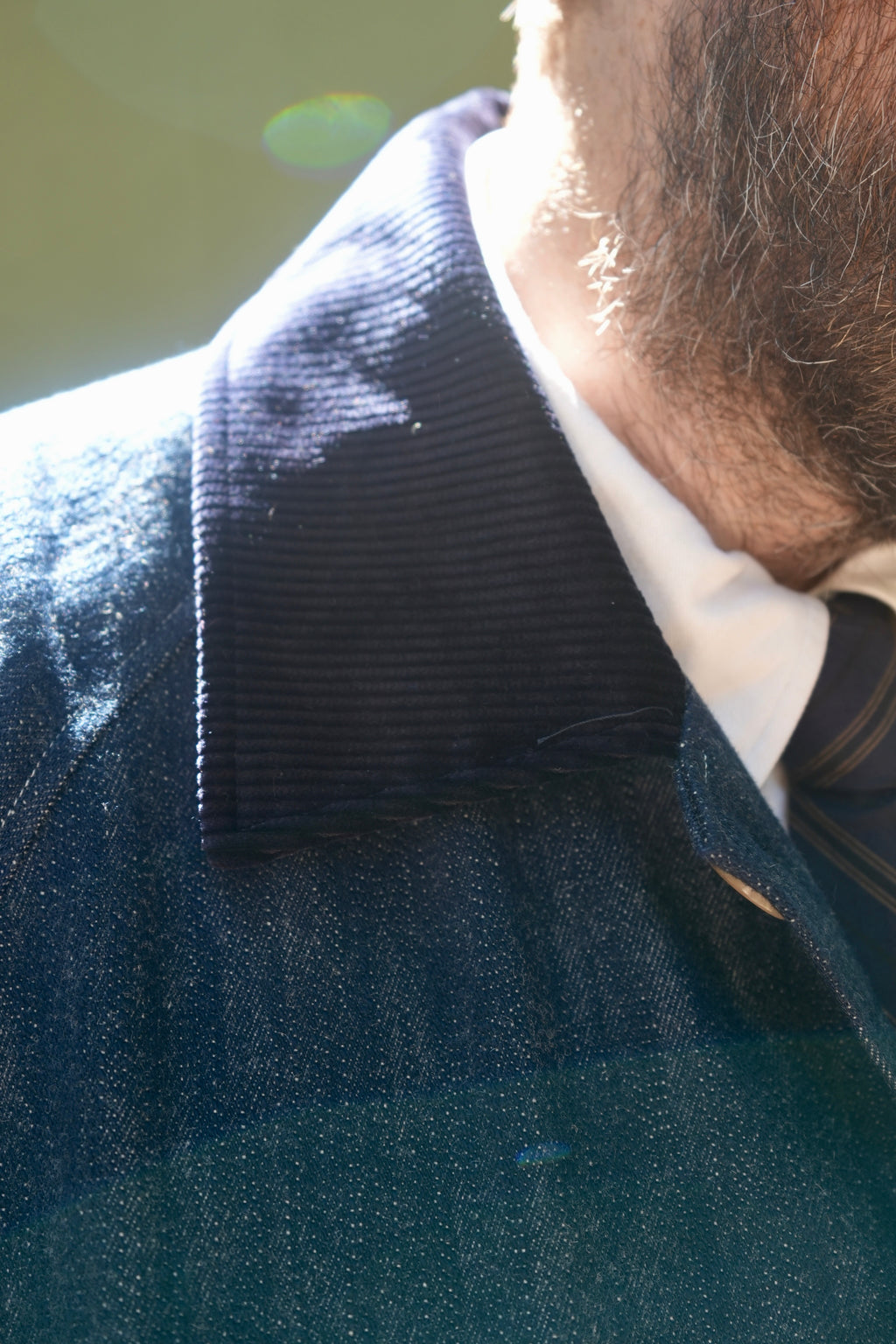 De Bonne Facture  Wool Denim Forest Jacket