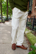 Tela Genova Damasco Gabardine Wide Cut Chino