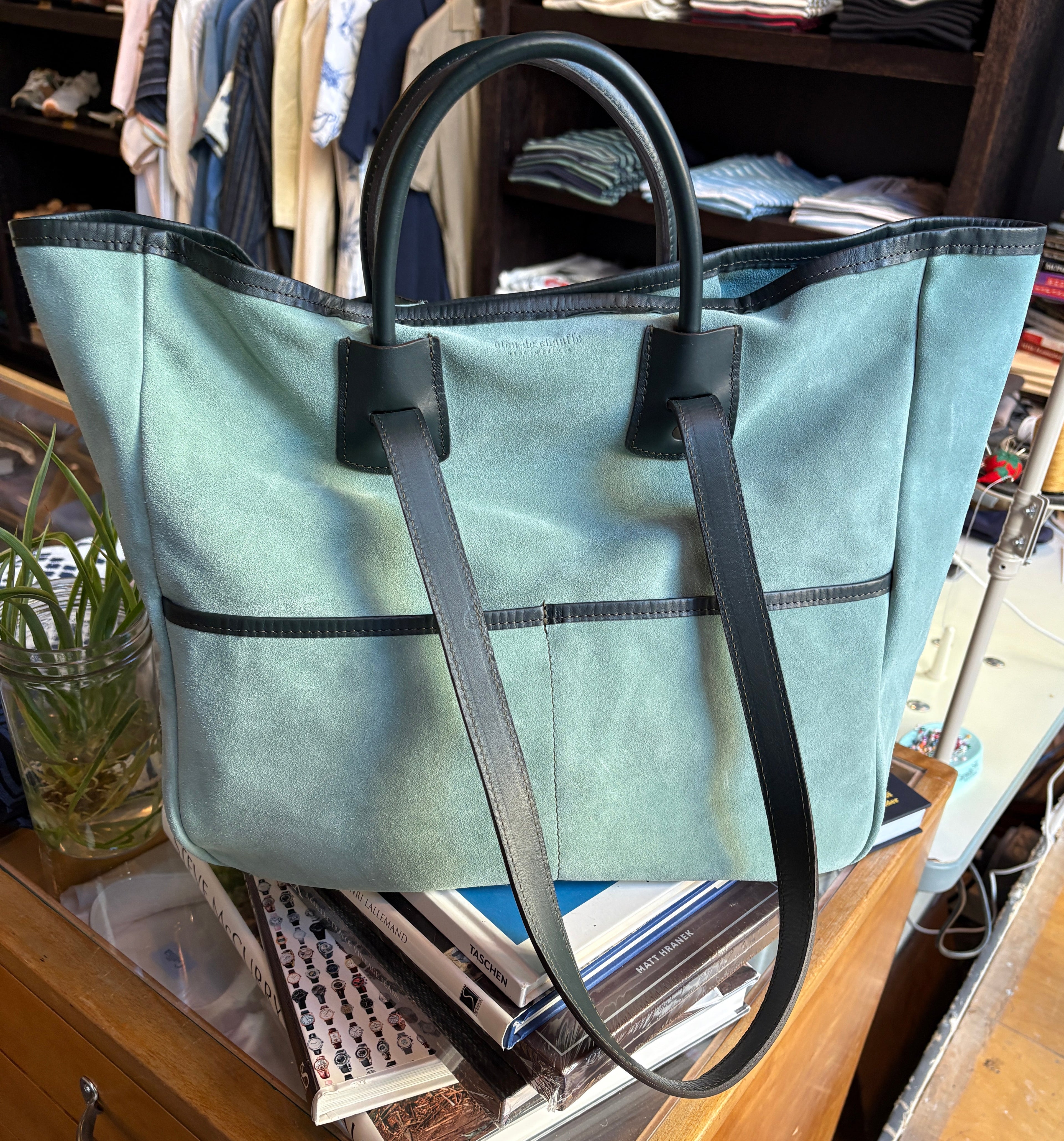 Bleu De Chauffe Meline Jade Tote Bag