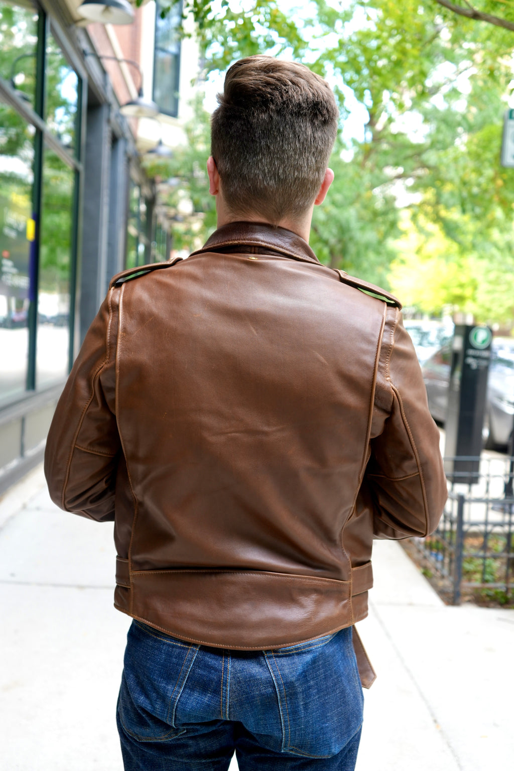 Schott NYC P656H Horween Horsehide Jacket