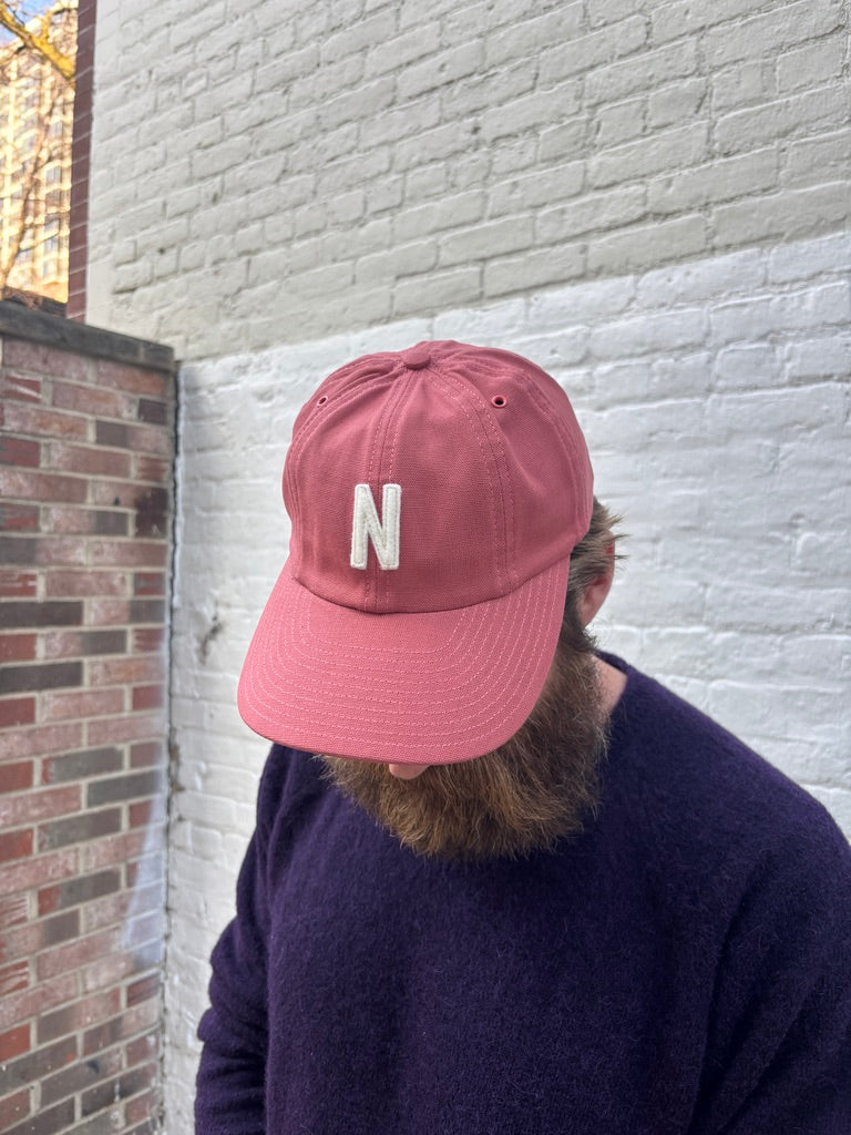 Norse Projects Light Canvas/Felt N 8 Panel Cap