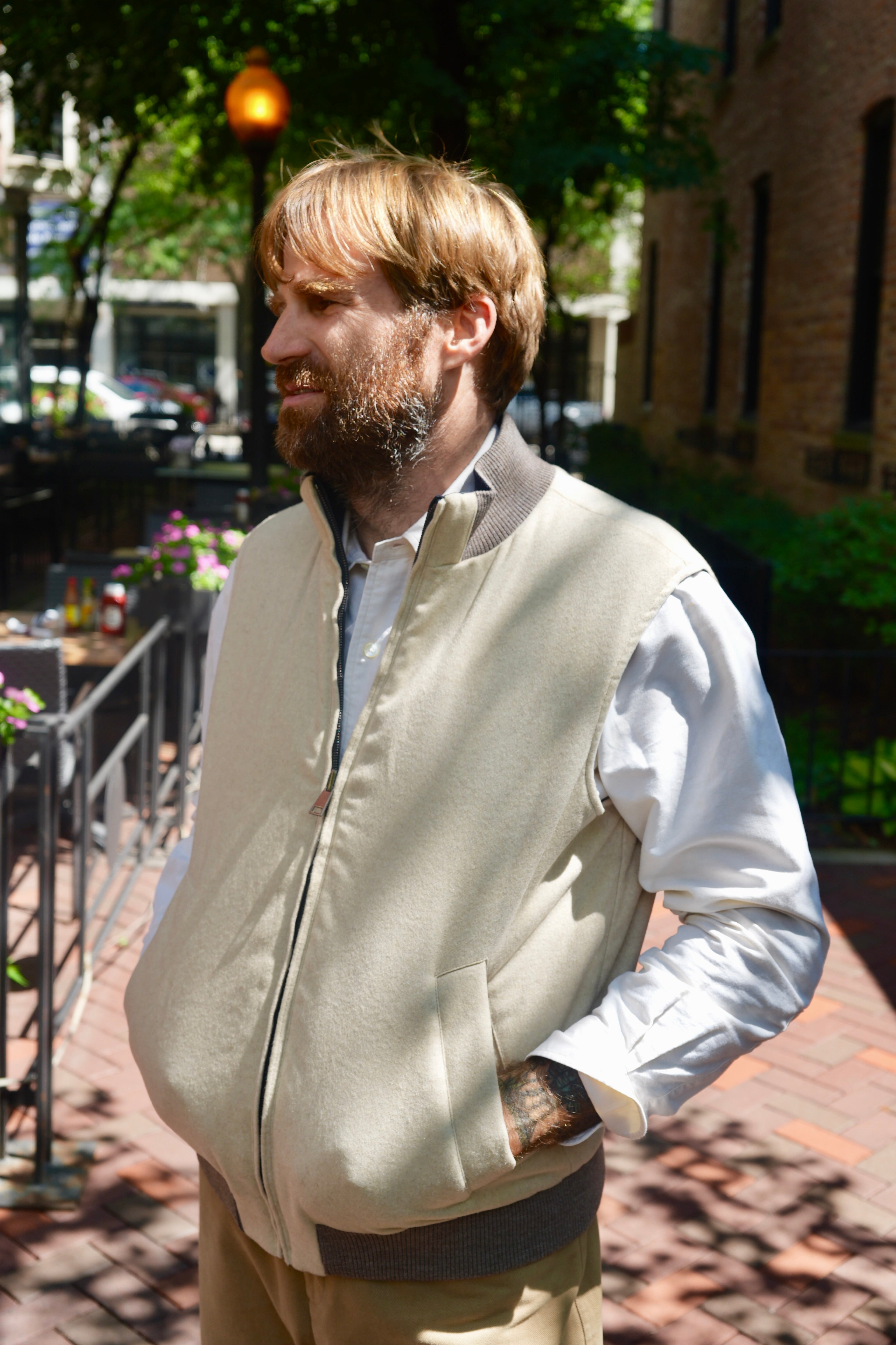 Zerosettanta Studio Cashmere Rider Quilted Vest