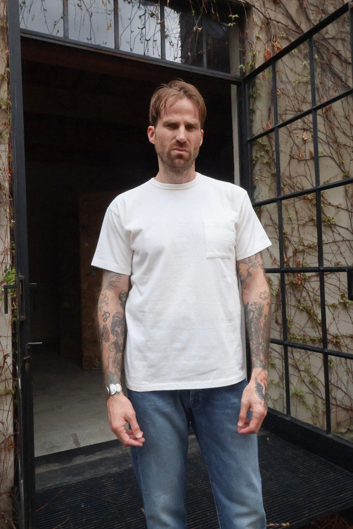 Allevol Heavy Duty Crew Neck Square Pocket T-Shirt
