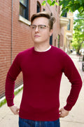 Mooncastle 7G Cashmere Silk Wool Crewneck Sweater