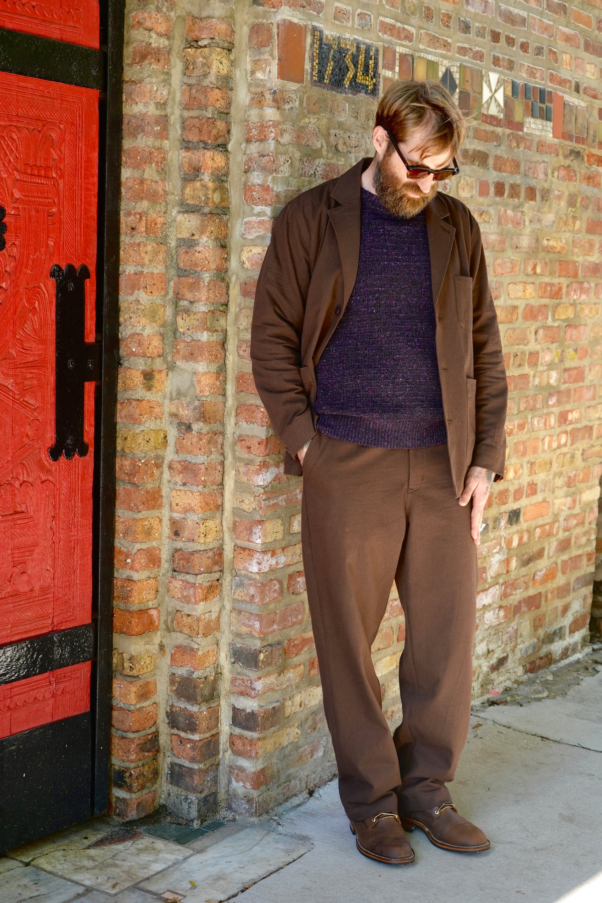 Norse Projects Hengifoss High Waist Cotton Wool Twill Trousers