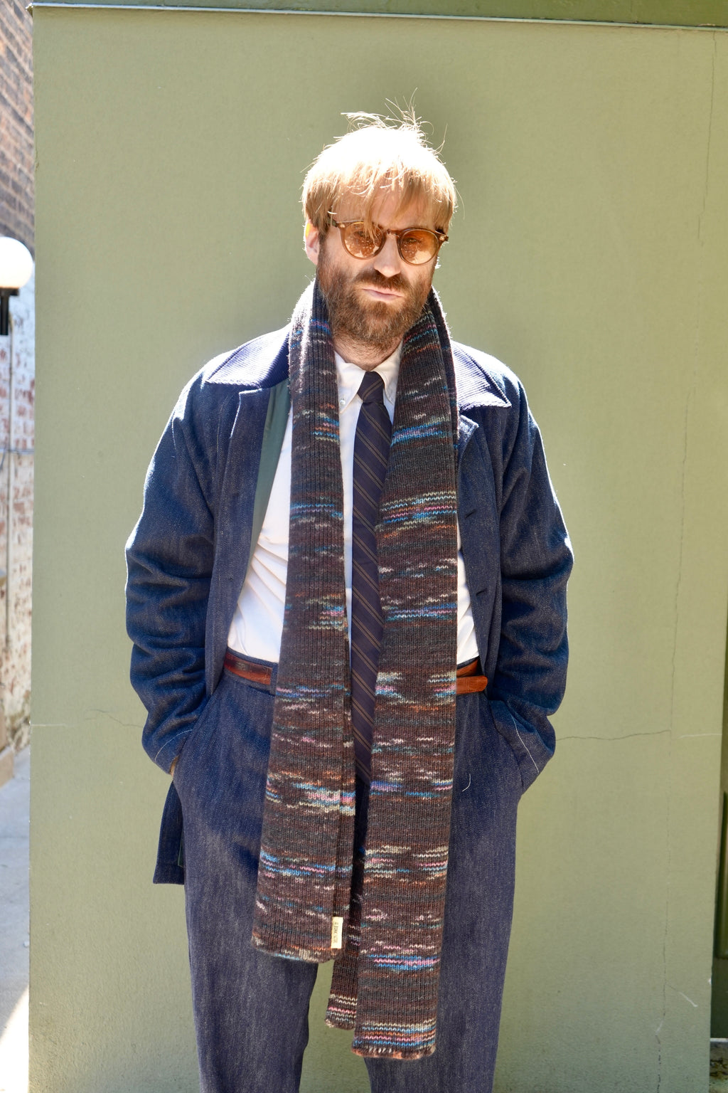De Bonne Facture Knitted Scarf