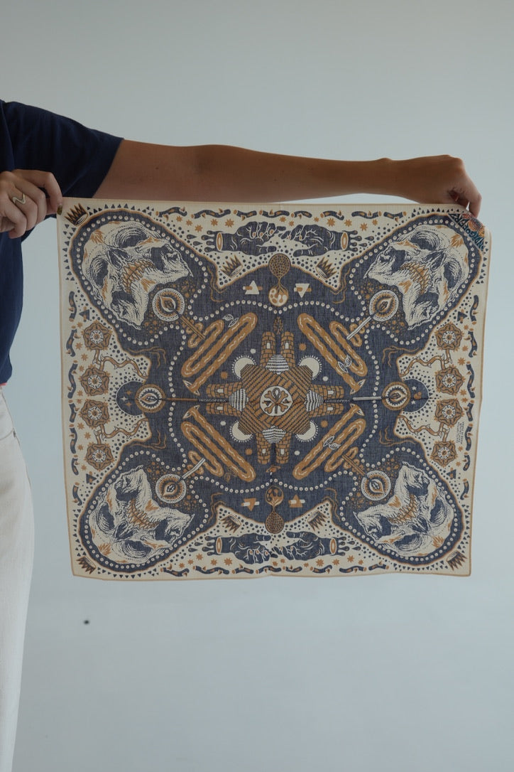 Indigofera Tarot XIII Bandana